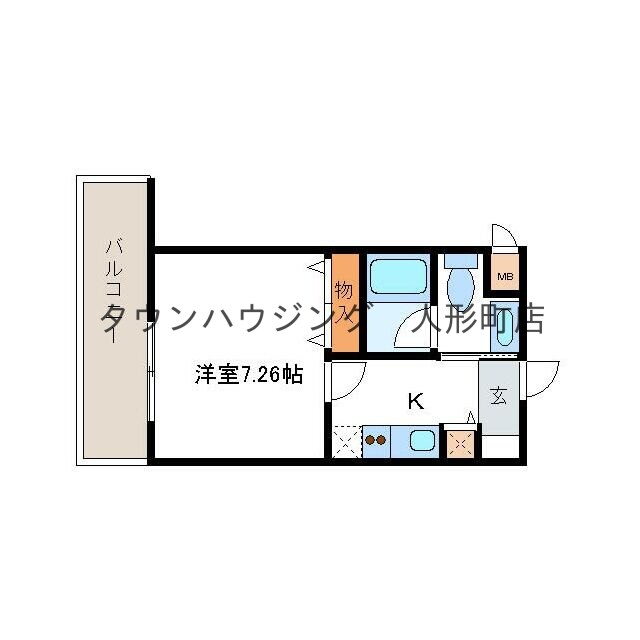 レジディア新川の物件間取画像