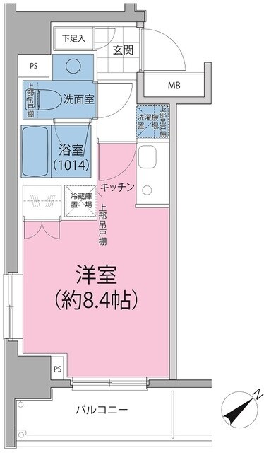 パークハビオ東向島の物件間取画像