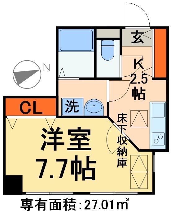 ミルパラッツォの物件間取画像