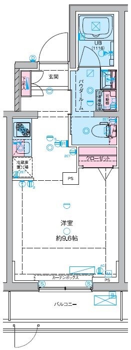 GENOVIA東向島IIIskygardenの物件間取画像