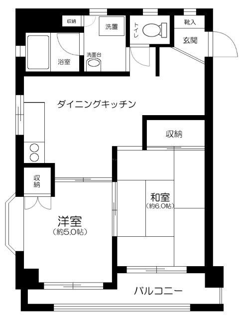 グレートハイツ四つ木の物件間取画像