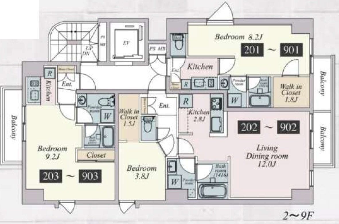 ＦＡＢＲＩＣ東浅草Ｒｅｓｉｄｅｎｃｅの物件間取画像