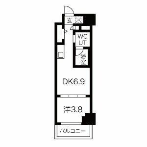 スパシエ千住大橋の物件間取画像