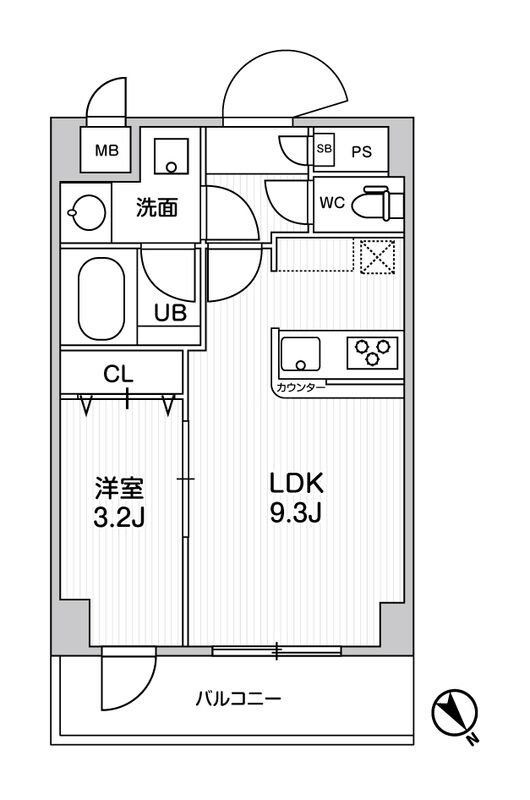 ドゥーエ曳舟の物件間取画像