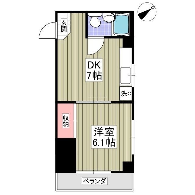 タマル・コーポの物件間取画像