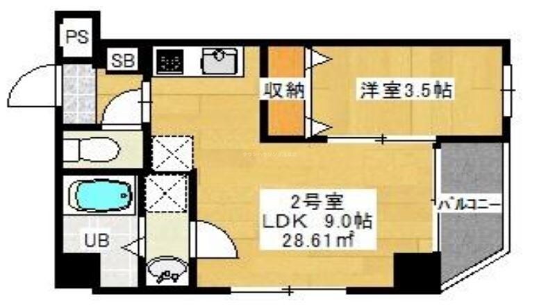 金太郎ヒルズ２７６の物件間取画像