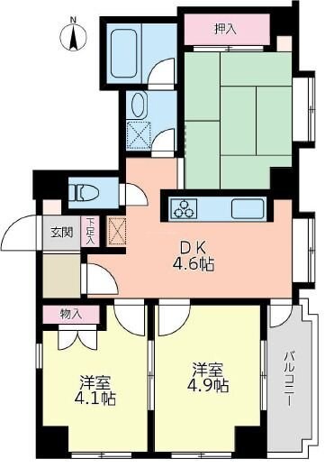 ストークマンション森下の物件間取画像