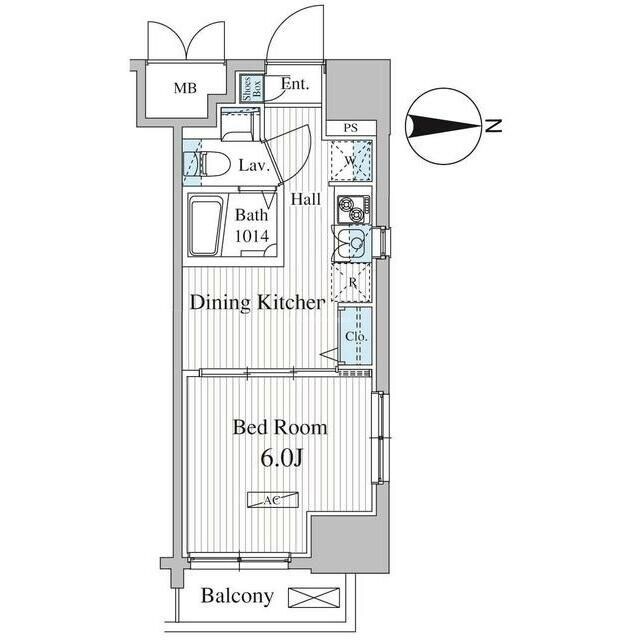 オークスクエア雷門の物件間取画像