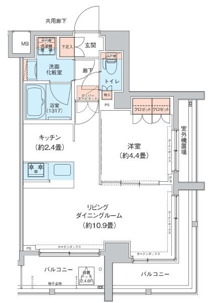 ALTERNA菊川Iの物件間取画像