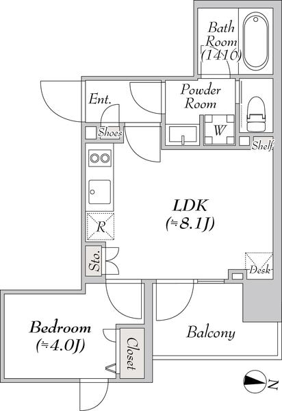 MYRIA　RESIDENCE　Rygoku　IIの物件間取画像