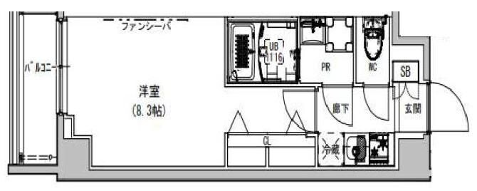 S-RESIDENCE本所吾妻橋の物件間取画像