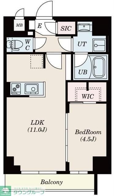 S-RESIDENCE錦糸町Southの物件間取画像