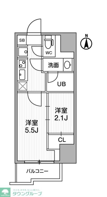 SYFORME亀戸の物件間取画像