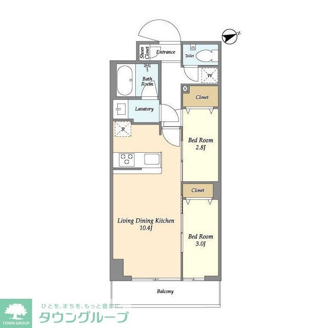 アルファコート亀戸２の物件間取画像