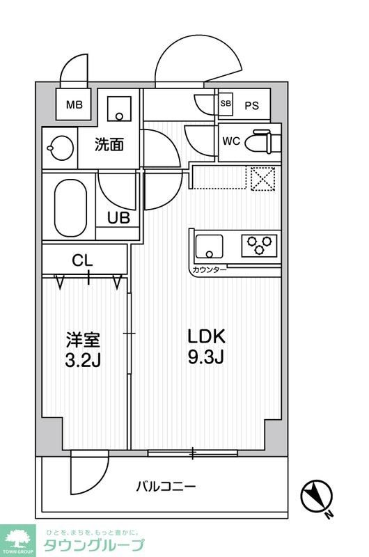 ドゥーエ曳舟の物件間取画像