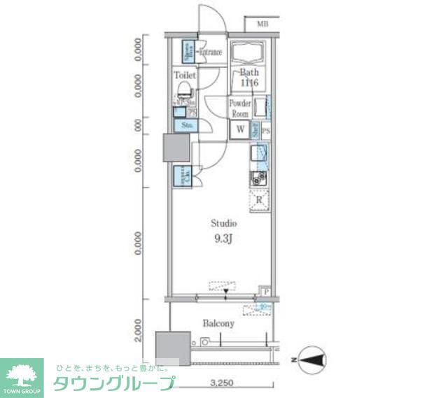 パークキューブ亀戸の物件間取画像