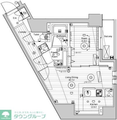 ユリカロゼ東向島の物件間取画像