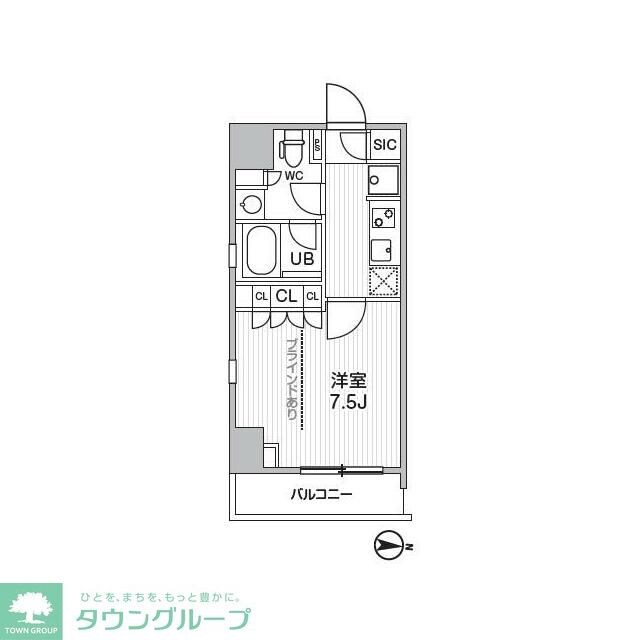 シーズンフラッツ元浅草４丁目の物件間取画像