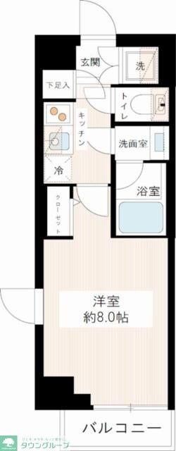 ＭＡＸＩＶ北千住の物件間取画像