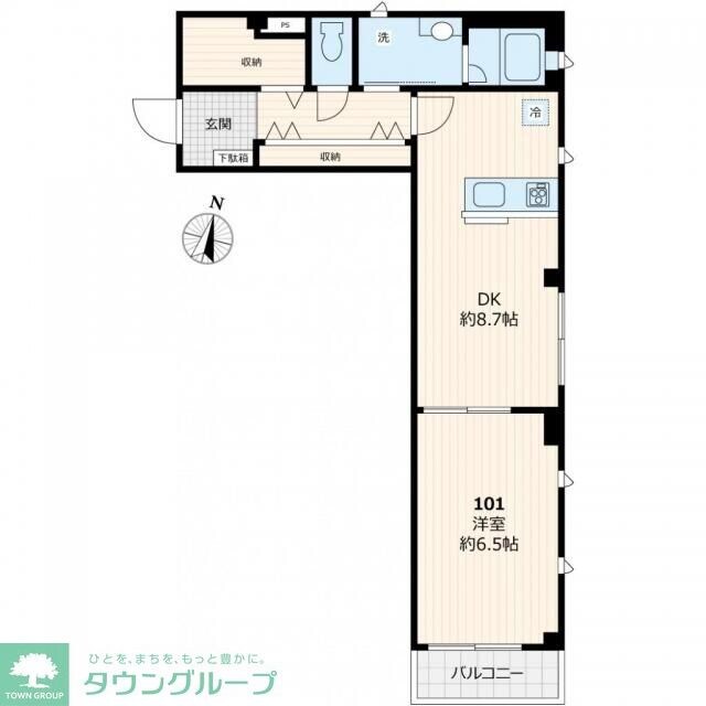 セゾンドミールの物件間取画像