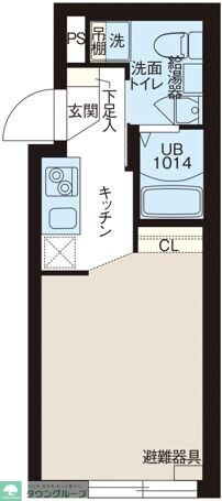 レピュア北千住レジデンスの物件間取画像