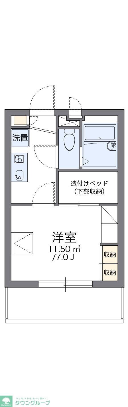 レオパレスルーエンハイムの物件間取画像