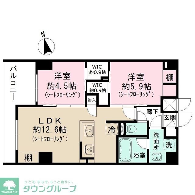 （仮称）足立区千住東１丁目計画の物件間取画像