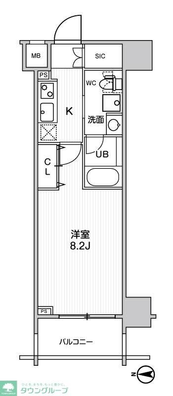 ステージグランデ錦糸町IIの物件間取画像