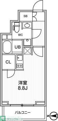 グラシアプレイス曳舟の物件間取画像