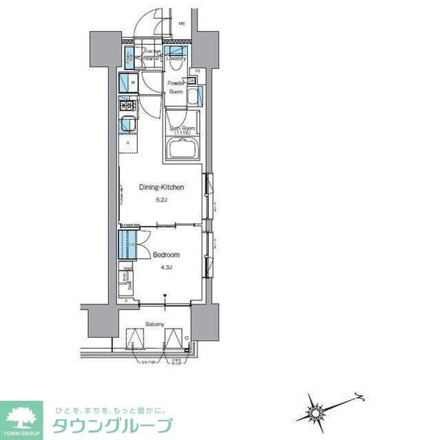 Ｊ．リヴェール上野入谷プレイスの物件間取画像