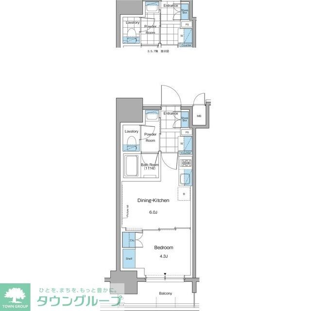 ルフォンプログレ本郷三丁目の物件間取画像