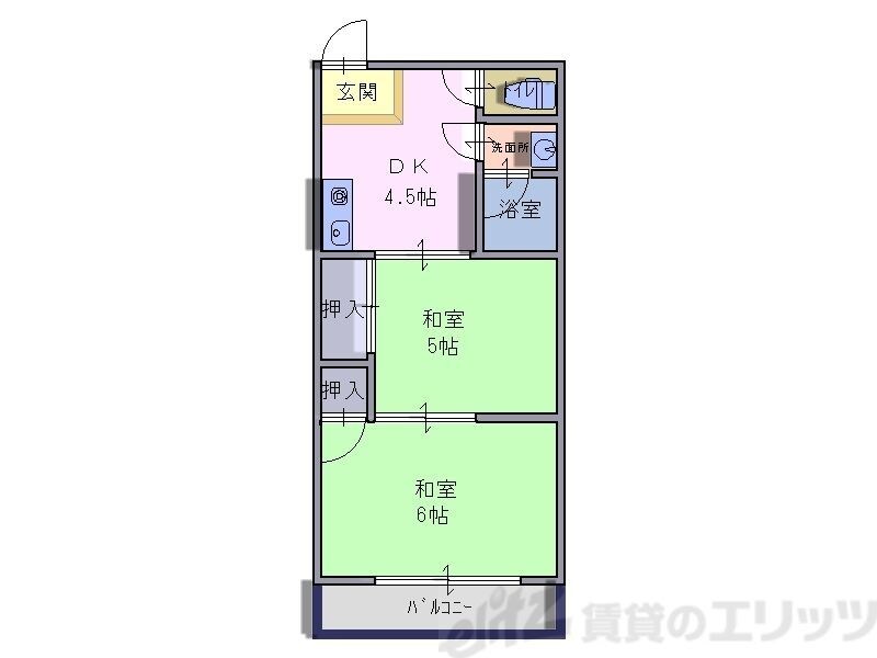 別所エンビィハイツの物件間取画像