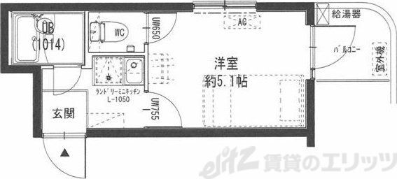 カンフォート吹田の物件間取画像