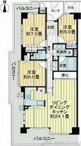 サンクタス南千里の物件間取画像