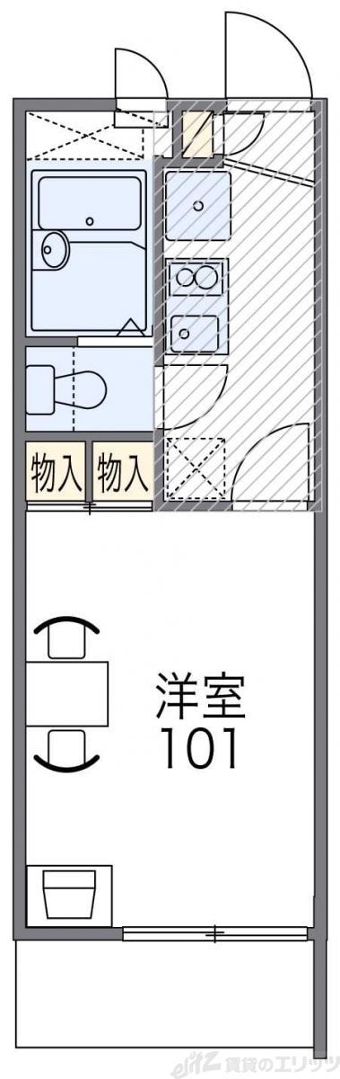 レオパレスジュネスの物件間取画像