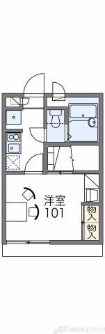 レオパレス門IIの物件間取画像