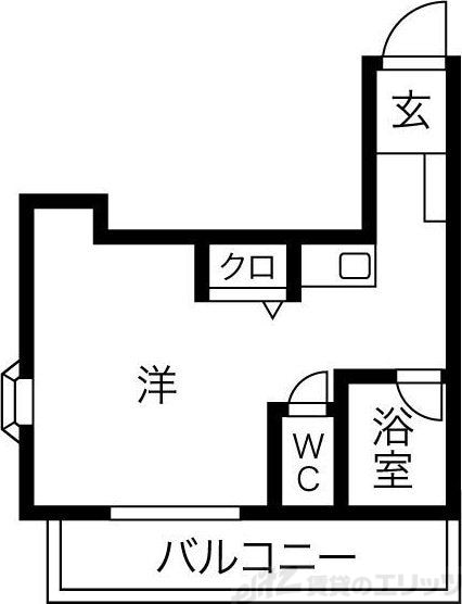 ハイムタケダT-7の物件間取画像