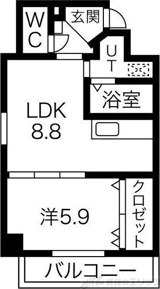 すとりぃむ江坂の物件間取画像