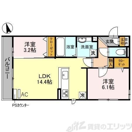 D-residence 豊新の物件間取画像