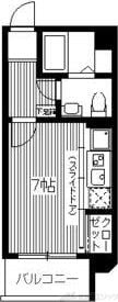 ドゥーエ江坂Iの物件間取画像