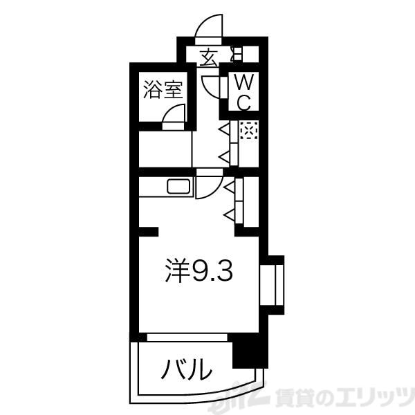 サンロワール江坂の物件間取画像