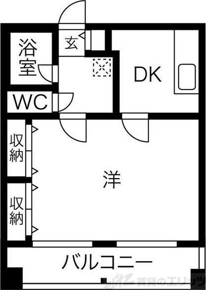 ハイムタケダT-7の物件間取画像