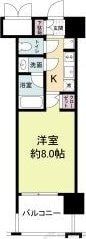 パークフラッツ江坂の物件間取画像