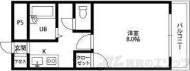 アムール 上新庄の物件間取画像