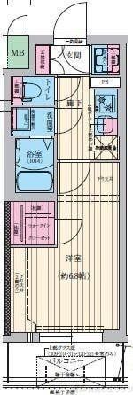 ファーストフィオーレ吹田パティオの物件間取画像