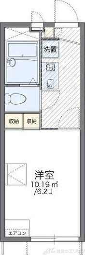 レオパレスステュディオ箕面Iの物件間取画像