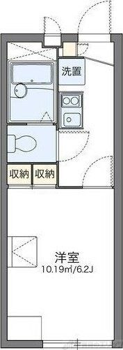レオパレスピュアホワイトの物件間取画像