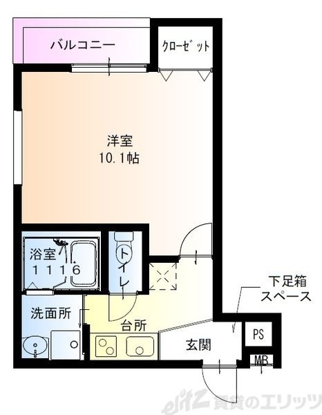 フジパレス千里丘駅東の物件間取画像