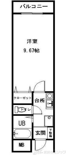 ベルアージュ末広の物件間取画像