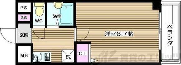 コスモハイツの物件間取画像